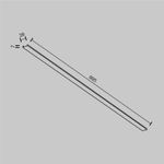 Декоративная накладка 1шт Exility черный, TRA034DO-1B. TM Maytoni