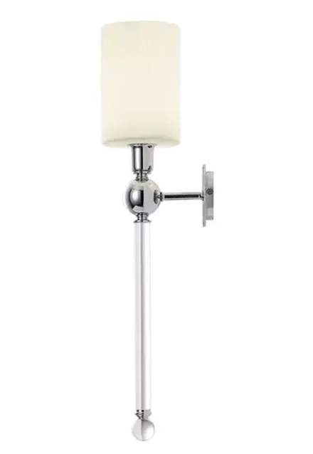 Бра Crystal Lux MIRABELLA AP1 CHROME/WHITE 0421/401