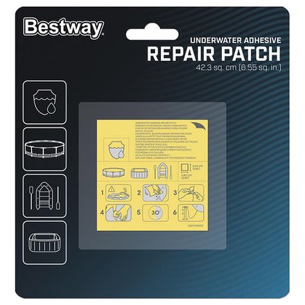 Заплатки ремонтные водостойкие самоклеящиеся 6.5*6.5 см 10 шт 62091 Bestway