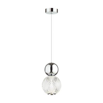 5007/7L L-VISION ODL23 589 хром/прозрачный/металл/акрил Подвес LED 7W 4000K 350Лм CRYSTAL