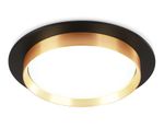 Светильник встраиваемый TU5020 BK/GD черный/золото IP20 GX70 D150*45