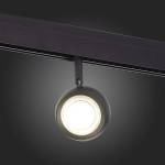 ST355.436.10 Магнитный трековый светильник Черный LED 1*10W 3000K 470Lm Ra>80 36° IP20 L120xW50xH176 48V