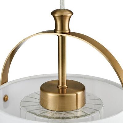 6593/1 MODERNI LN25 324 латунь/белый, металл/текстиль, стекло Подвес E14 1*40W 220V JANE