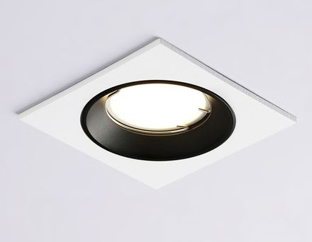 Встраиваемый точечный светильник MR16 A8925 WH/BK белый/черный MR16 GU5.3 92*92*24