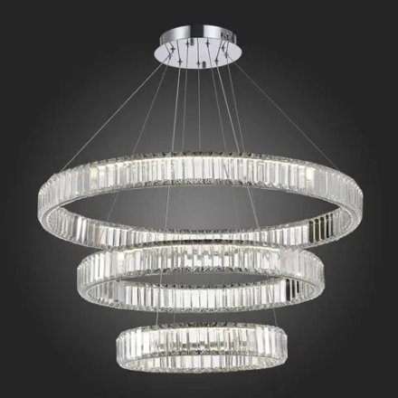 SL1622.103.03 Люстра подвесная ST-Luce Хром/Прозрачный LED 1*122W 4000K
