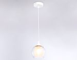 Подвесной светильник TR3538 WH/CL/FR белый/прозрачный/белый матовый E27 max 40W D130*800