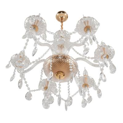 8376/6 CLASSI LN золото/прозрачный, металл/хрусталь Люстра подвесная E14 6*40W 220V ALISSA