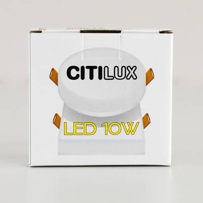 Citilux Вега CLD5310W LED Встраиваемый круглый светильник