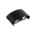343027 Светильник GEMMA 4х1W LED 440LM G ЧЕРНЫЙ 4000K IP65