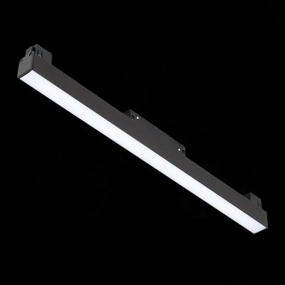 ST360.436.12 Магнитный трековый светильник Черный LED 1*12W 3000K 780Lm Ra&gt;80 120 IP20 L406xW22xH44 48V