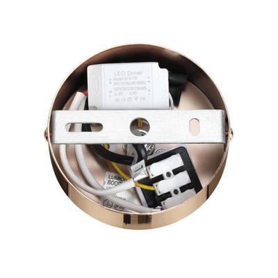 8009/6L LEDIO LN25 золото/прозрачный металл/акрилл Подвес LED 6W 220V 4000K CRISTIE