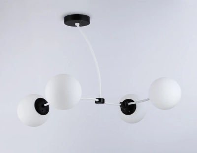 Подвесной светильник TR2542/4 WH/BK белый/черный E27/4 max 60W 700*450*450