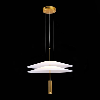 SL6101.203.01 Люстра подвесная ST-Luce Золотистый/Белый LED 1*10W 3000K