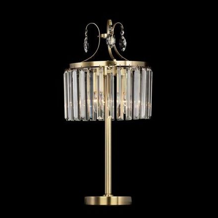 Citilux Инга CL335833 Настольная лампа хрустальная Бронза