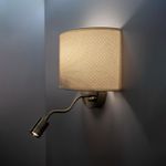 Citilux Декарт CL704306 Бра с бежевым абажуром и диммером