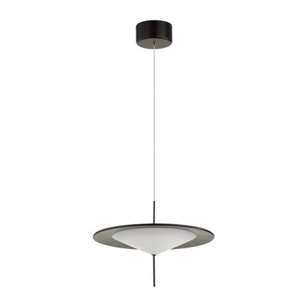 5012/16L L-VISION ODL23 389 черный/белый матовый металл/акрил Подвес LED 16W 3000K STEKA