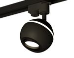 Комплект трекового светильника XT1102021 SBK/PBK черный песок/черный полированный MR16 GU5.3 LED 3W 4200K (A2521, C1102, N7002)