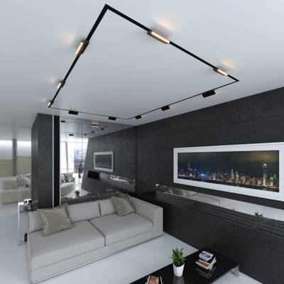 Slim Magnetic HL02 Трековый светильник 12W 3000K черный 85010/01