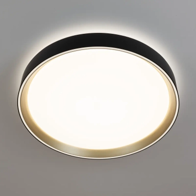 Citilux BOSS CL751351G LED RGB Светильник с пультом Чёрный с Золотом