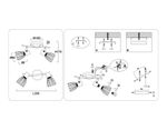 Светильник накладной TR8660/2 BK/GD черный/золото E14/2 max 60W 330*100*170