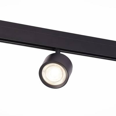 ST353.436.06 Магнитный трековый светильник Черный LED 1*6W 3000K 560Lm Ra&gt;80 36° IP20 L120xW81xH138 48V