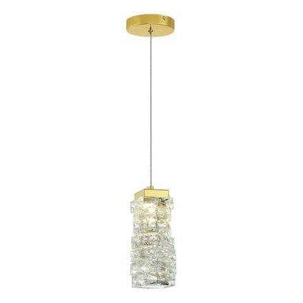 SL6010.203.08 Подвес ST-Luce Золотистый/Прозрачный LED 1*8W