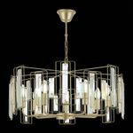SLE103403-07 Люстра подвесная Шампань/Прозрачный E14 7*40W