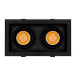 Светильник MS-VORTEX-BUILT-S210x117-2x20W Warm3000 (BK-BK, 20 deg, 230V) (Arlight, IP20 Металл, 5 лет)