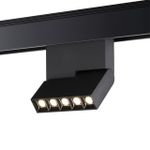 358535 SHINO NT21 049 черный Трековый светильник для низковольного шинопровода IP20 LED 4000K 12W 48V KIT