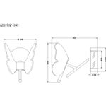 Настенный светильник Arte Lamp DARCY A2187AP-1GO, 1хLED