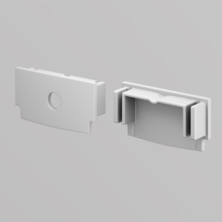 Комплект заглушек (для профиля ALM011S-2M/ ALM-6114-S-2M) 10шт., ALM011EC. TM Maytoni