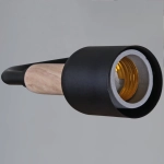 10070-0.3-04 BK+WOOD светильник потолочный Reluce, E27х4
