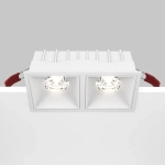 Встраиваемый светильник Alfa LED 4000K 2x15Вт 36°, DL043-02-15W4K-SQ-W. TM Maytoni