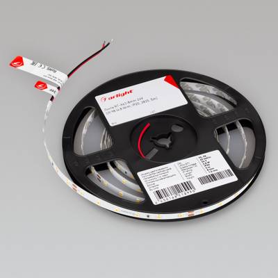 Лента RT-A60-8mm 24V Warm3500 (4.8 W/m, IP20, 2835, 5m) (Arlight, Открытый)