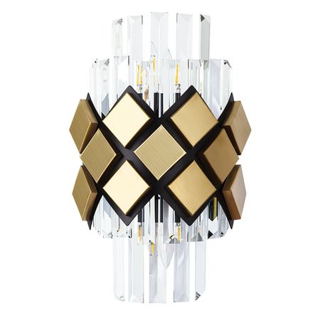Настенный светильник Arte Lamp AMELIA A1039AP-2BK, 2хE14