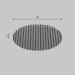 Светофильтр HoneyComb ⌀49мм для Фокус / Focus Led 12Вт, HoneyComb-D47. TM Maytoni