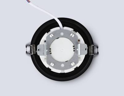 Светильник встраиваемый TN6604 BK черный IP44 GX53 max 15W D110*23