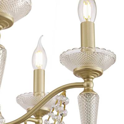 Люстра Zoe FR2009PL-05G, E14х5. TM Maytoni