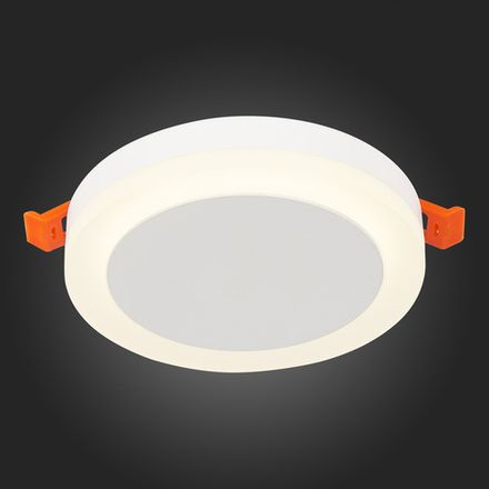 ST104.542.06 Светильник потолочный Белый LED 1*6W 4000K 468Lm Ra&gt;80 120° IP20 D110xH20 170-240V