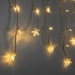 Гирлянда бахрома теплый белый 1,8*0,5м IP20 100-002 теплый белый, LED