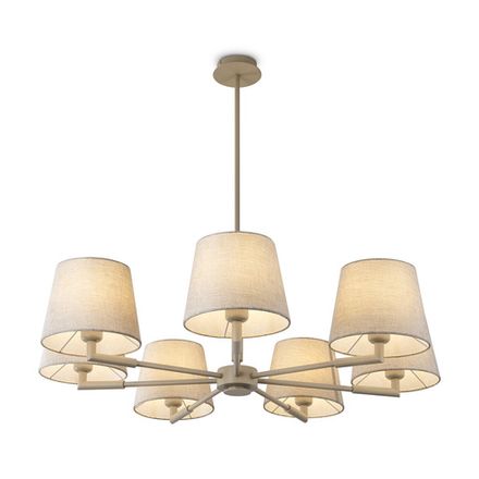 Подвесной светильник Butler FR2057PL-07BG, E27х7. TM Maytoni