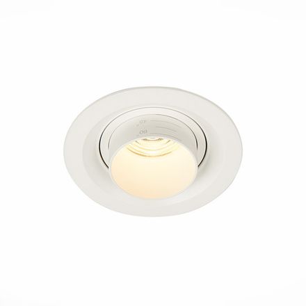 ST701.538.07 Св-к встр. Zoom Белый LED 1*7W 3000K 560Lm Ra 15°-60° IP20 D90xH65 170-240V