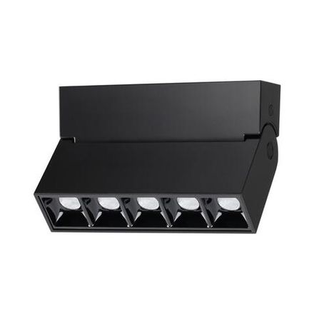 358323 OVER NT19 225 черный Светильник накладной IP33 LED 4000К 13W 110-265V EOS