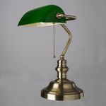 Кабинетная настольная лампа Arte Lamp BANKER A2492LT-1AB, 1хE27