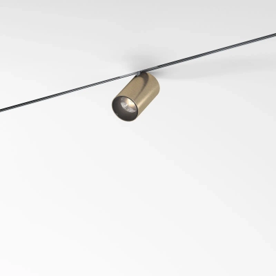 Mini Magnetic Трековый светильник 5W 3000K латунь/черный 85202/01