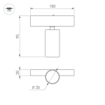 Светильник MAG-SPOT-25-R65-5W Day4000 (BK, 30 deg, 24V) (Arlight, IP20 Металл, 5 лет)