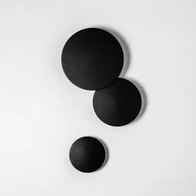 379137 Светильник PIATTO 1x6W LED 600LM G ЧЕРНЫЙ 3000K IP65