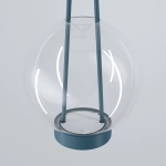 Подвесной светодиодный светильник со стеклянным плафоном 50267/1 LED синий, LED