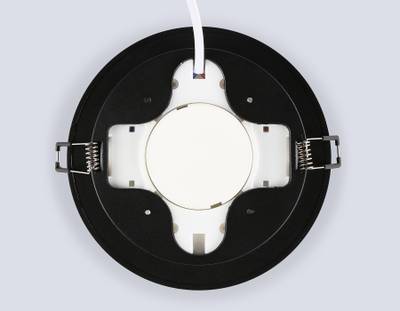 Светильник встраиваемый TU5015 BK черный IP20 GX70 D150*45