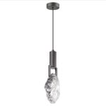 6695/5L MIDCENT ODL24 339 Подвесной светильник брашир. черный/металл/стекло IP20 LED 5W 200Лм 3000K LIA